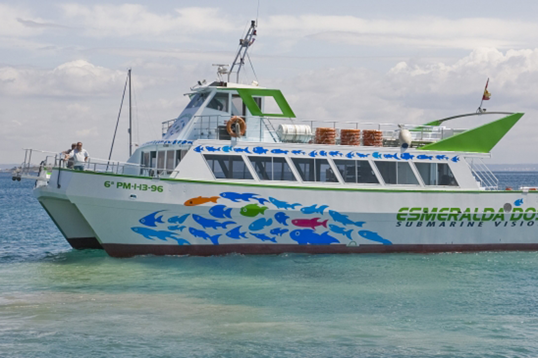 Underwater vision boat in Calvià area