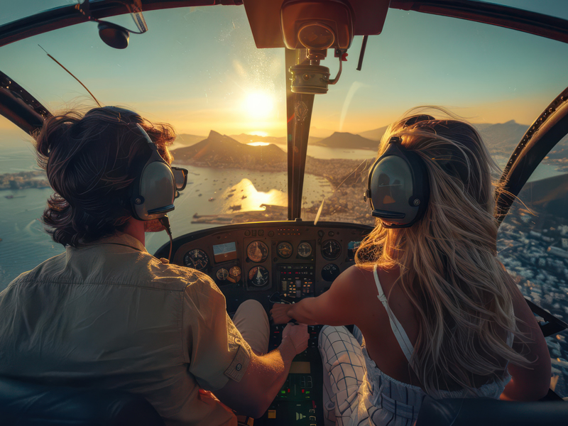 Flying over Mallorca: Be a Helicopter pilot for a day