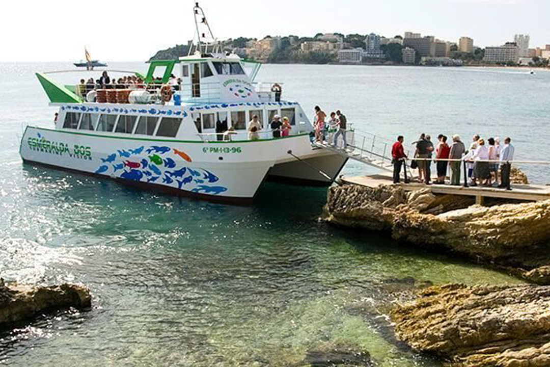 Underwater vision boat in Calvià area